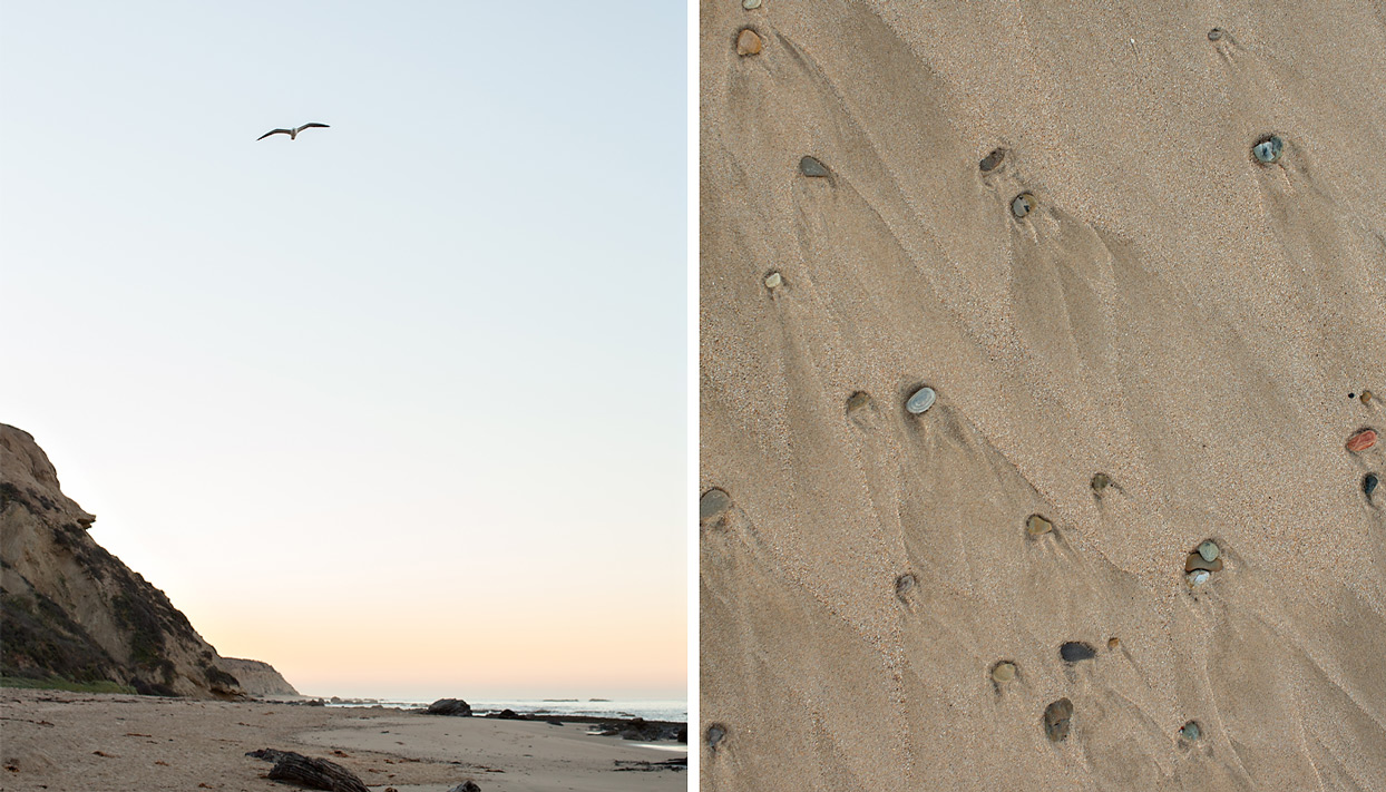 the elle in love, crystal cove state park, california, sunrise on the beach, sand, intentional marriage